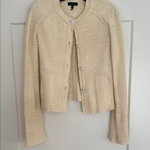 Rag & Bone Cream Cardigan Sweater
